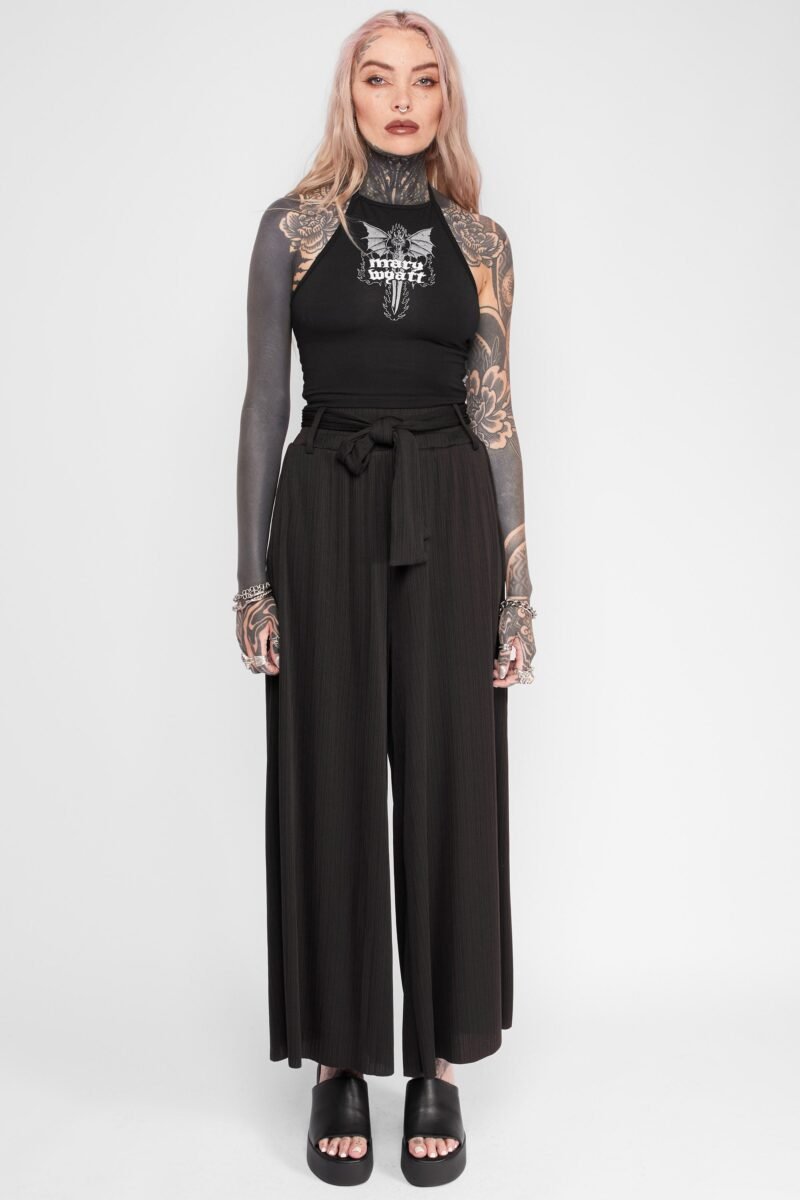 Back Pleated Trousers